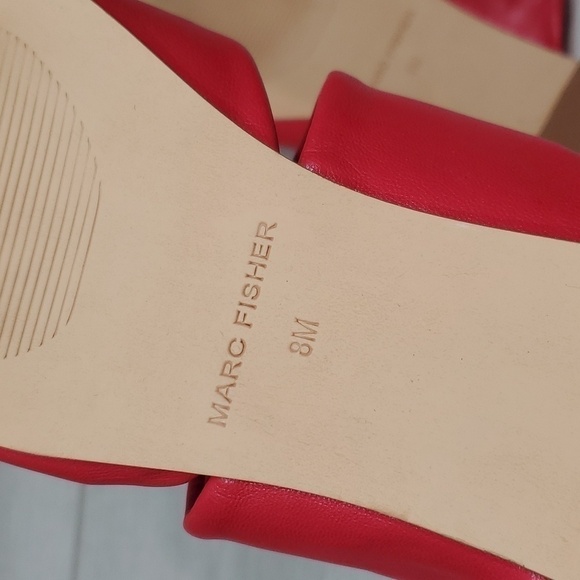 Marc Fisher Women Satera Red Pointed Toe Flats Loafer shoes sz 8M - Picture 12 of 13